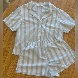 Abercrombie & Fitch Striped Sleepwear Set- Medium